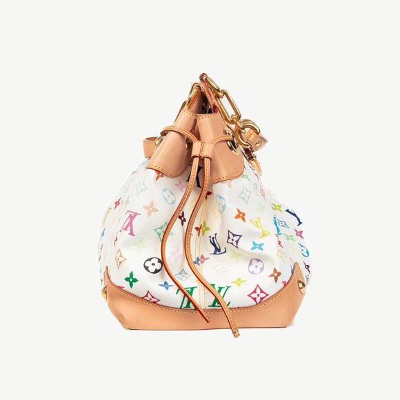 Louis Vuitton x Takashi Murakami Ursula White Multicolore Monogram Handbag - Picture 3 of 13